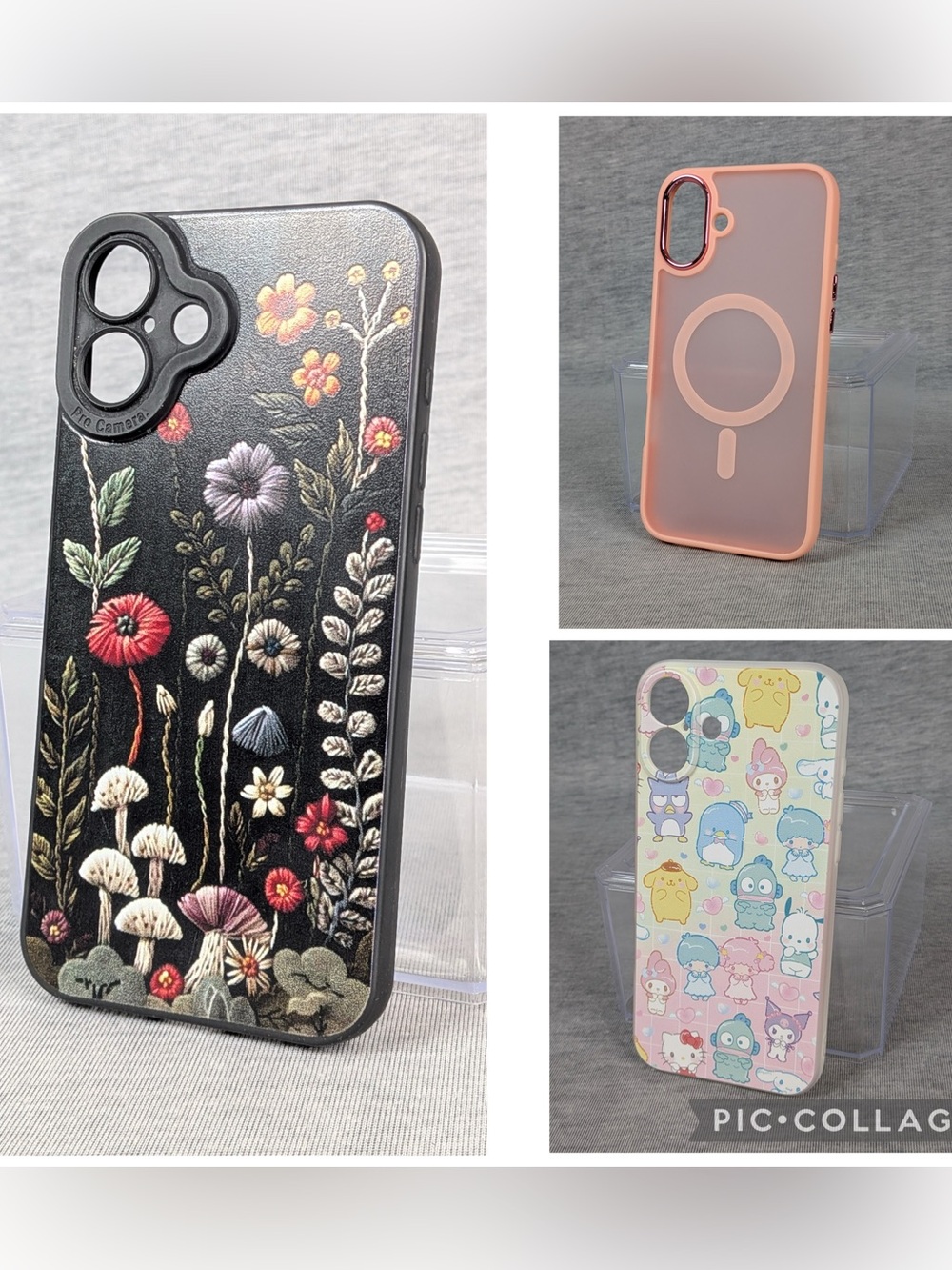 Lot of 3 iPhone 16 Plus Cases- used